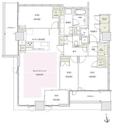 ザ・パークハウス 大阪上本町タワー 間取り P109D