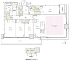 ザ・パークハウス 大阪上本町タワー 間取り R110G