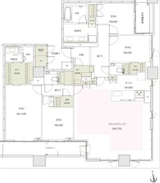 ザ・パークハウス 大阪上本町タワー 間取り P157I