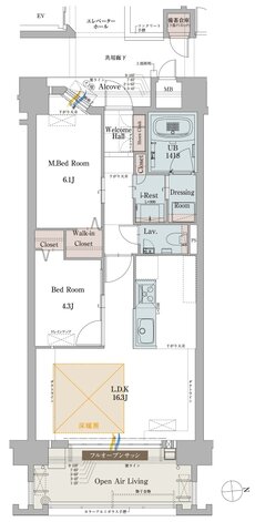 アーティックス原ヴェルソーレ 間取り B TYPE