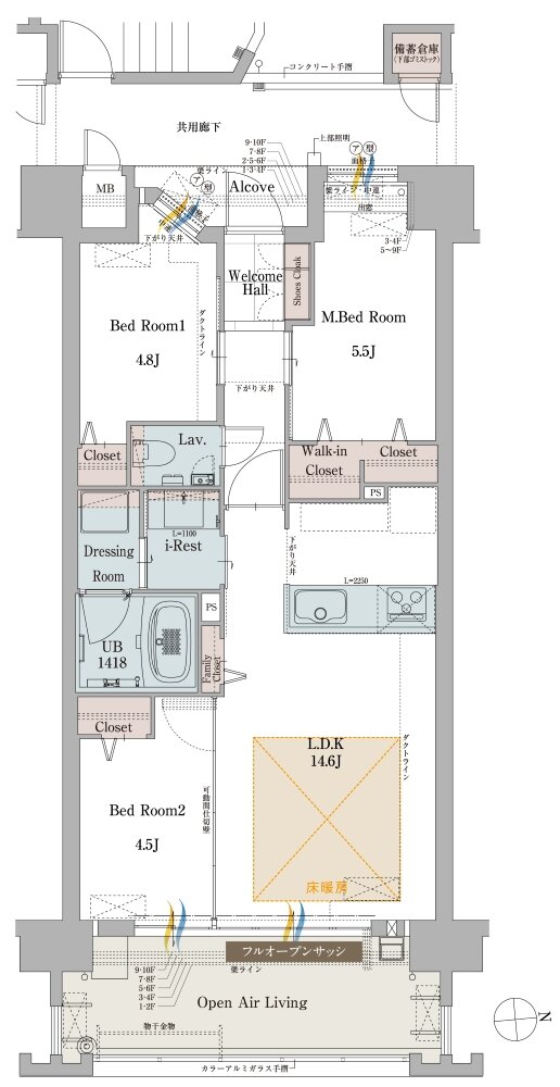 アーティックス原ヴェルソーレ 間取り C TYPE