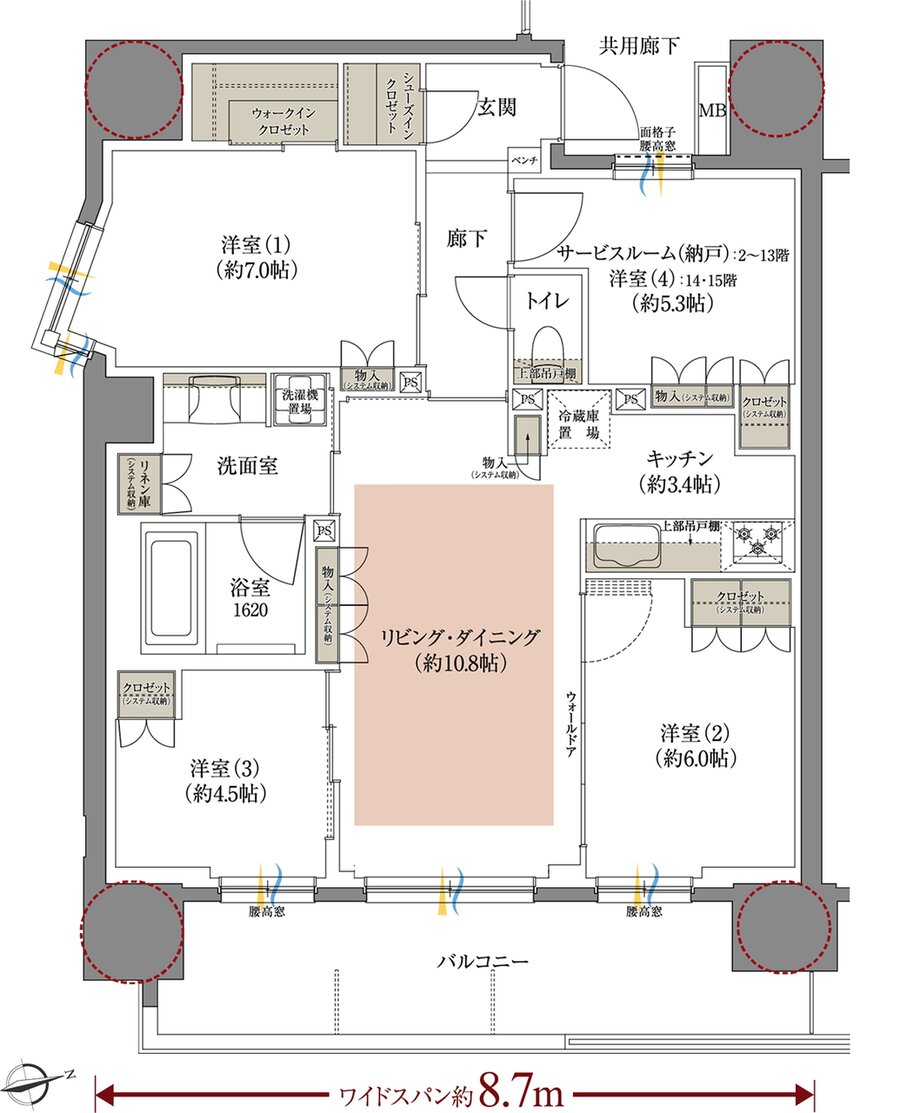 レーベン姫路Project 間取り A type