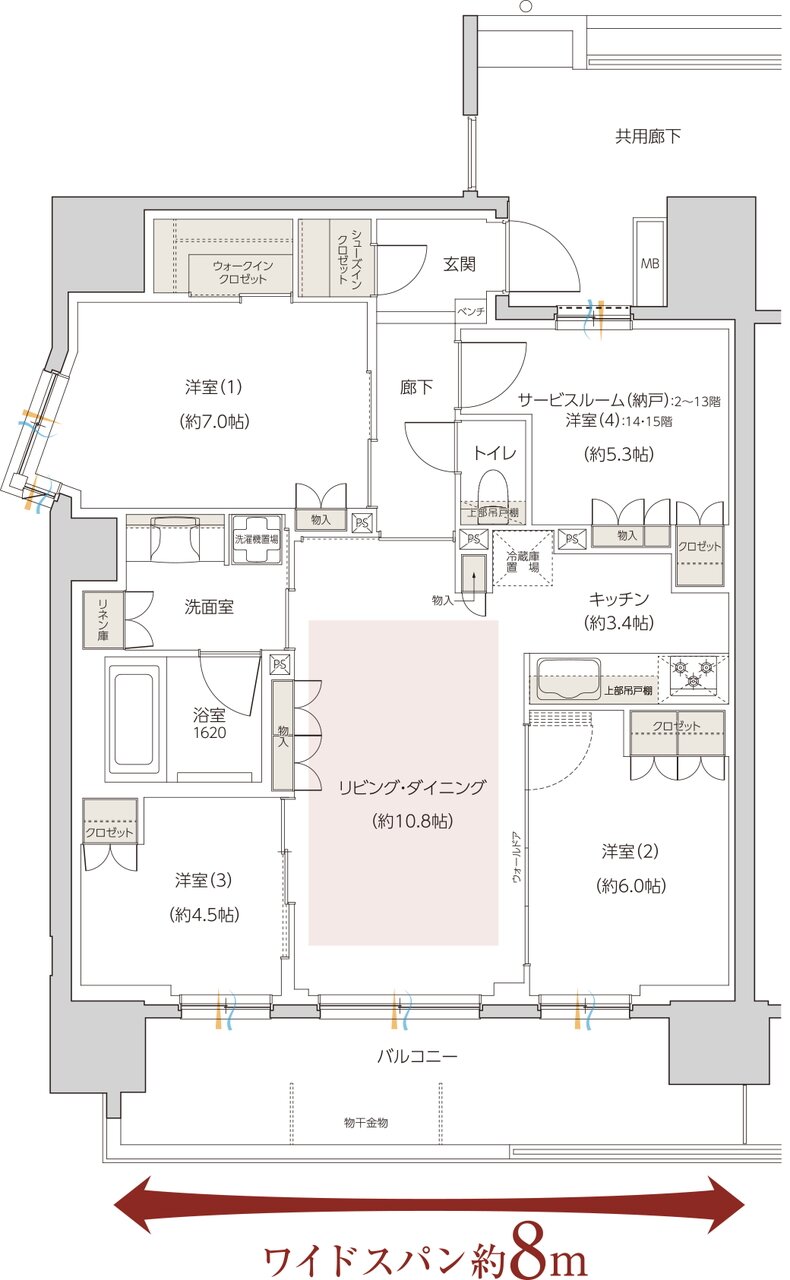 レーベン姫路Project 間取り A type