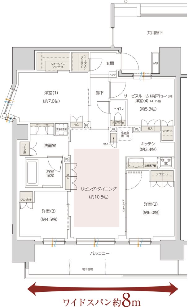 レーベン姫路Project 間取り A type