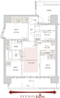 レーベン姫路Project 間取り A type