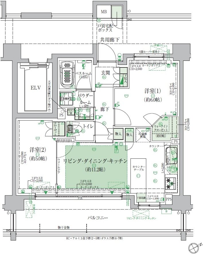 ヴィークコート小手指 間取り B type