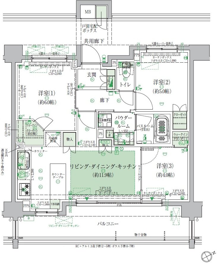 ヴィークコート小手指 間取り C type