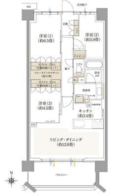 ルネ鎌倉深沢 間取り B14タイプ