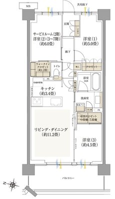 ルネ鎌倉深沢 間取り A9タイプ