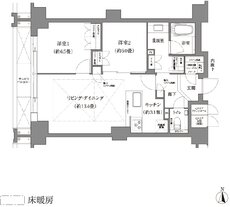 ローレルコート京都河原町三条 間取り Cタイプ