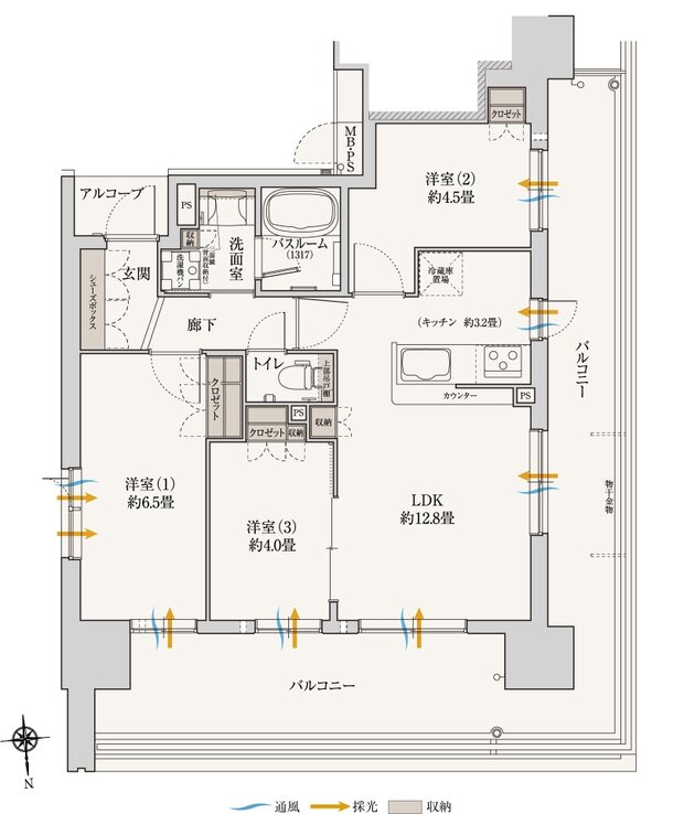 （仮称）ワコーレOSAKA ATARACITY PROJECT 間取り A2 type