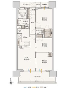 （仮称）ワコーレOSAKA ATARACITY PROJECT 間取り C type