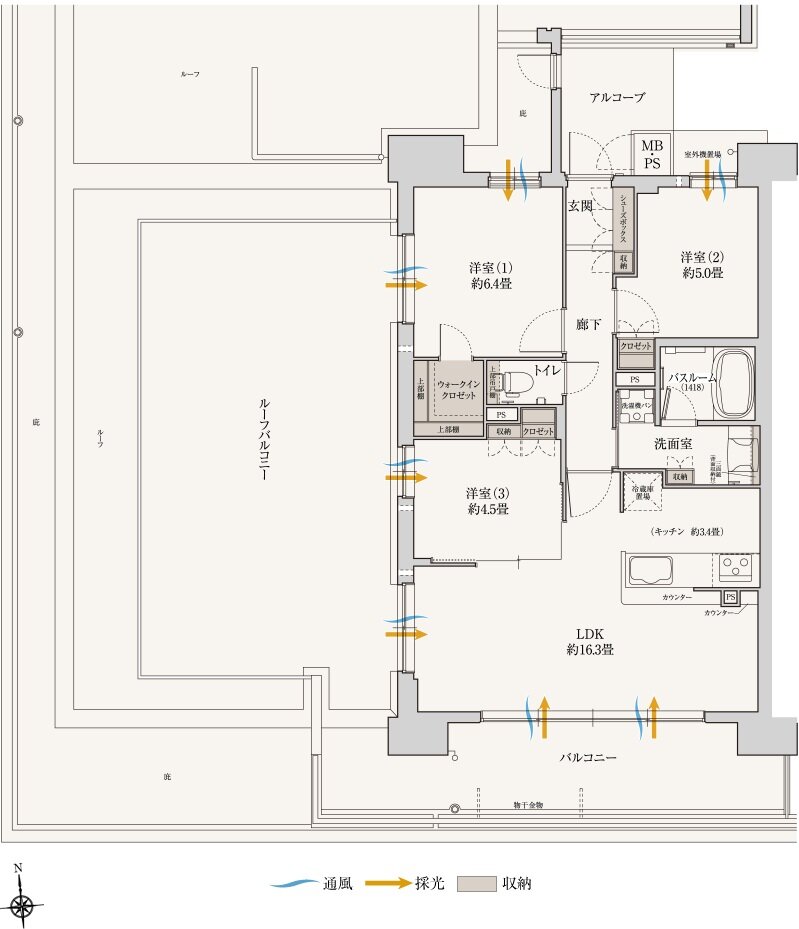 （仮称）ワコーレOSAKA ATARACITY PROJECT 間取り Nr type