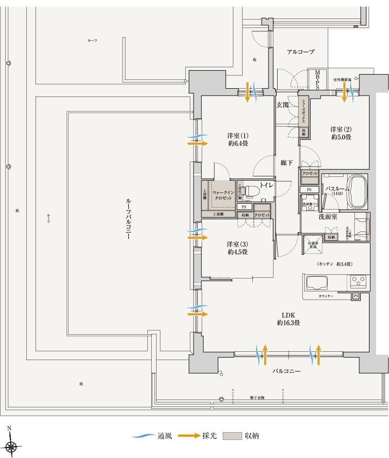 ワコーレOSAKA ATARACITY PROJECT(ワコーレシティ城北公園通) 間取り Nr type