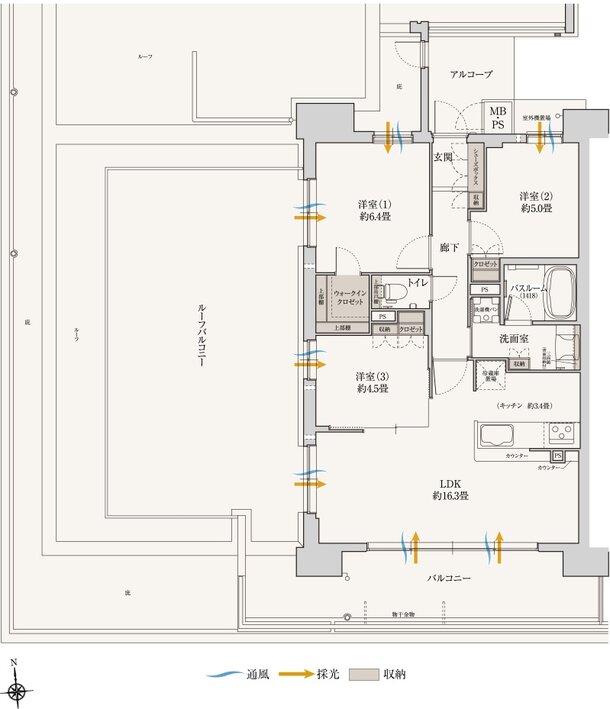 （仮称）ワコーレOSAKA ATARACITY PROJECT 間取り Nr type