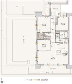 （仮称）ワコーレOSAKA ATARACITY PROJECT 間取り Nr type