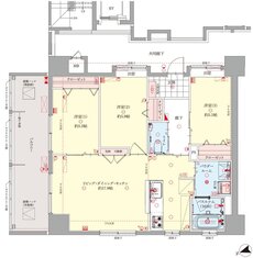 プラウディアコート越来 間取り A type