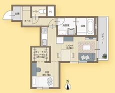 メリディアン市名坂 間取り A type