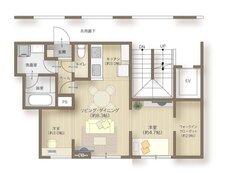 メリディアン多賀城高橋 間取り 102号室