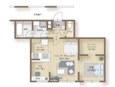 メリディアン多賀城高橋 間取り 104号室