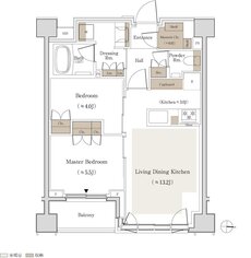 パークホームズ錦糸町北斎通り 間取り B3タイプ