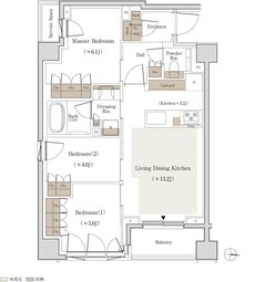 パークホームズ錦糸町北斎通り 間取り Cタイプ