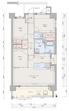 ロフティスクエア 一宮八幡 間取り C type