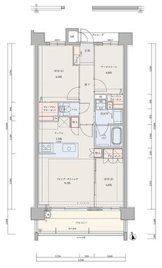 ロフティスクエア 一宮八幡 間取り B type