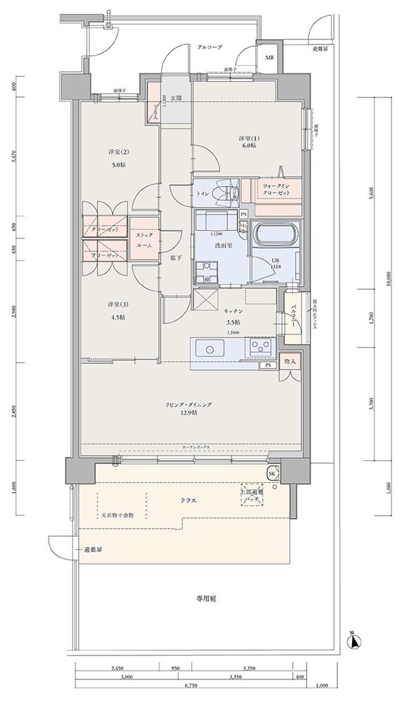 ロフティスクエア 一宮八幡 間取り CG type
