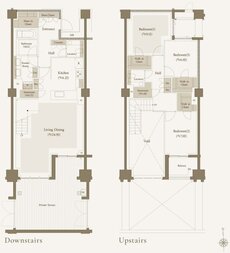 プレミスト代沢 Hillside Forest 間取り B1 type