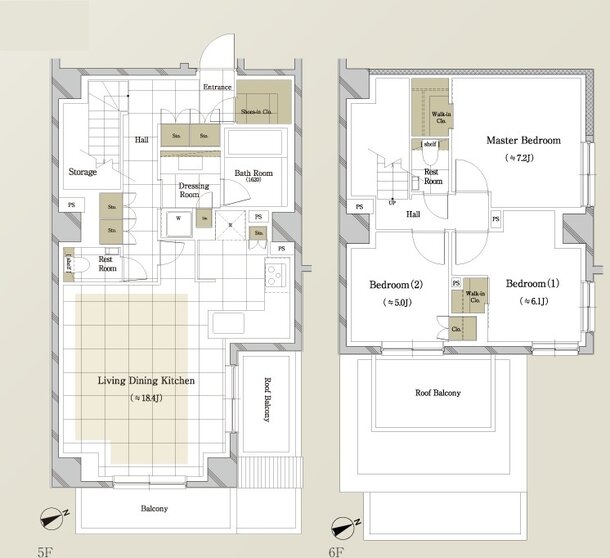 ディアナコート大井町翠景 間取り O TYPE