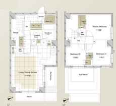 ディアナコート大井町翠景 間取り O TYPE