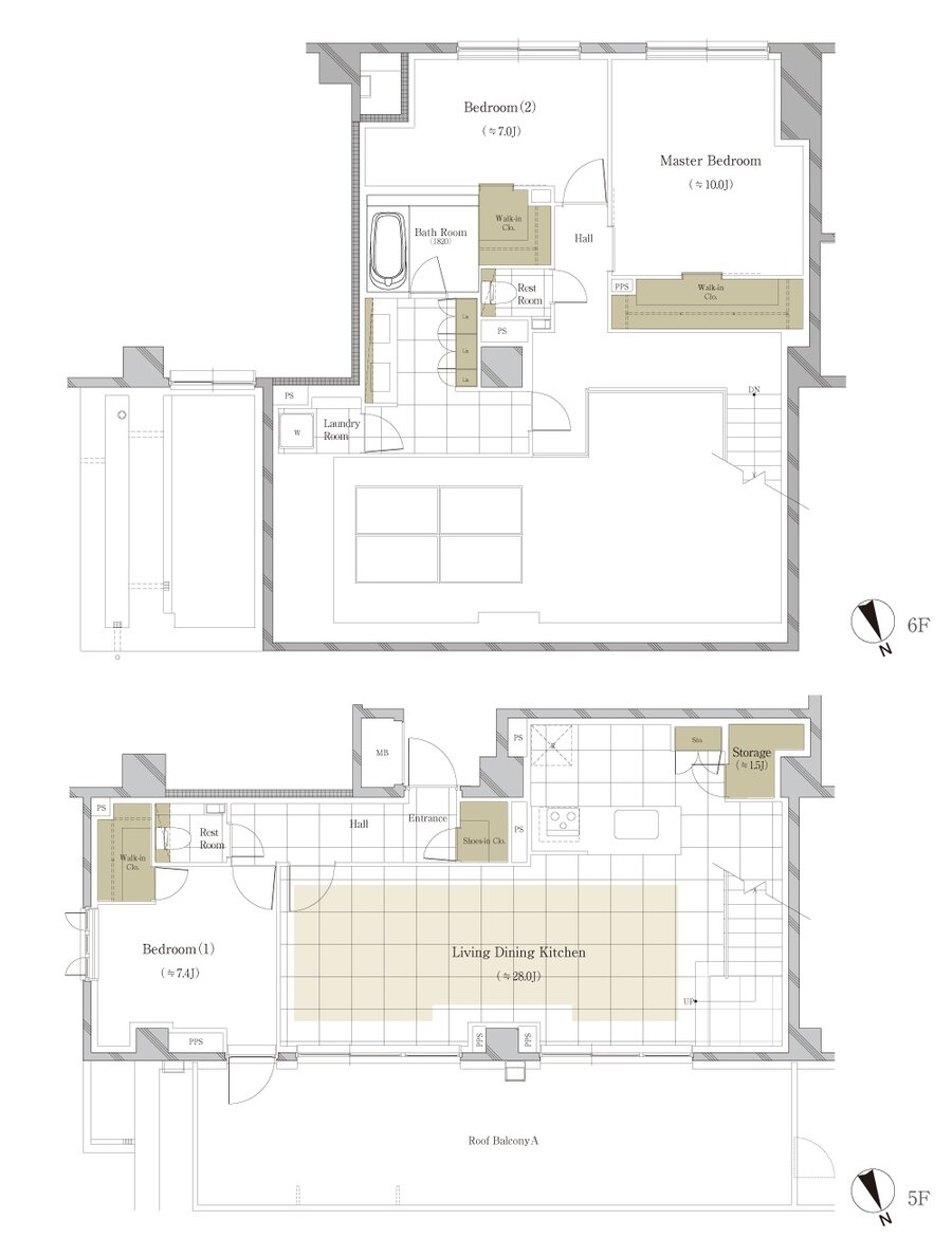 ディアナコート大井町翠景 間取り P type［PREMIUM PLAN］