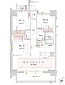 イノバス星ヶ丘 間取り Aタイプ