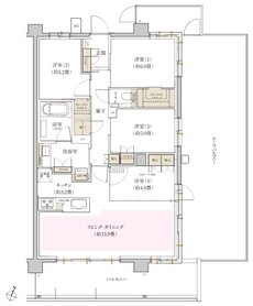 リビオ篠崎 間取り Hrタイプ