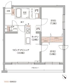 アイムテラス福住 間取り C type（EAST）