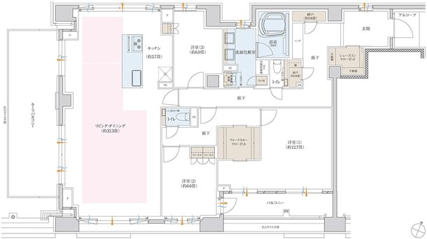 プラウド住吉本町一丁目 間取り J type【Premium】