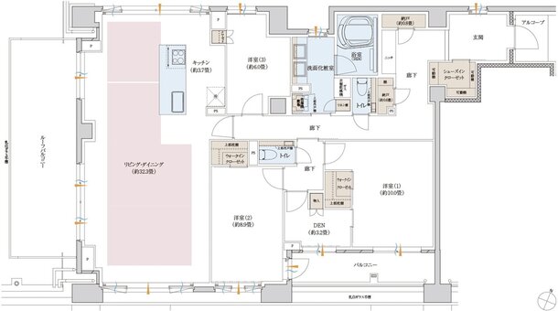 プラウド住吉本町一丁目 間取り J type【メニュープラン2】