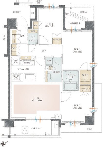 イノバス吉祥寺アベニュー 間取り Aタイプ