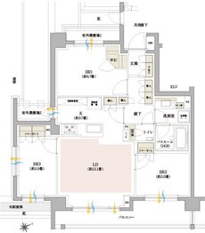 イノバス吉祥寺アベニュー 間取り F1タイプ