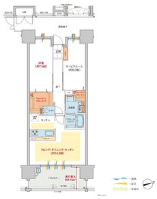 ヴェルディ・ザ・タワー広島Sta. 間取り B1 type menu1