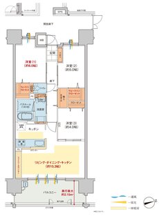 ヴェルディ・ザ・タワー広島Sta. 間取り C1 type menu2