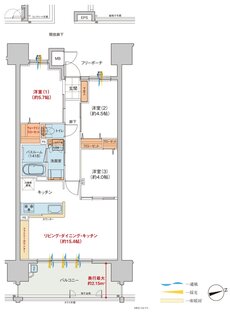 ヴェルディ・ザ・タワー広島Sta. 間取り C2 type menu2