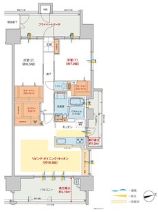 ヴェルディ・ザ・タワー広島Sta. 間取り D type menu1