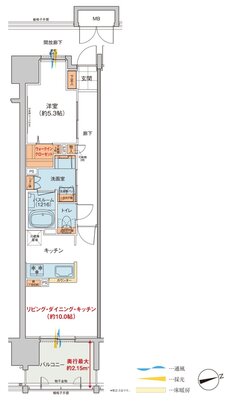ヴェルディ・ザ・タワー広島Sta. 間取り G type