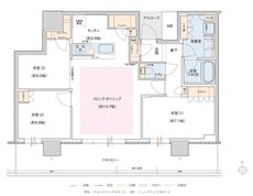 J.GRAN TOWER 京都向日町 間取り BB TYPE