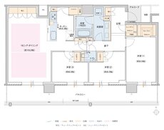 J.GRAN TOWER 京都向日町 間取り DB TYPE