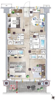 ガーラ・レジデンス藤沢 間取り G2 type