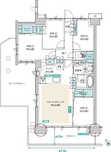 メイツ昭島 間取り B‐Dr type