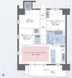 レーベン田端 CROSS EDGE 間取り A type